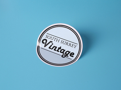 south surrey vintage custom stickers branding businesscard customstickers design illustration sticker