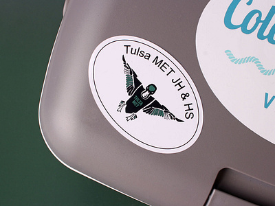 tulsa met custom stickers