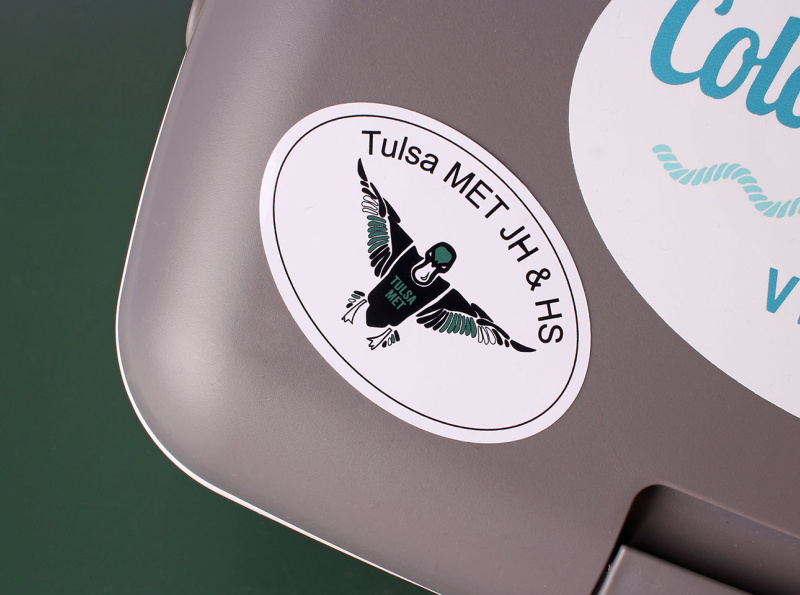 tulsa met custom stickers by StickerMarket on Dribbble