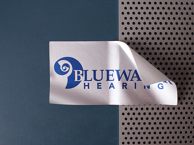 bluewater hearing foil stickers branding customstickers design sticker