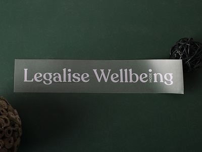 Legalise Wellbeing Custom Stickers