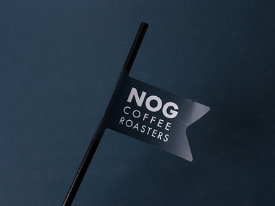 NOG coffee roasters custom paper stickers