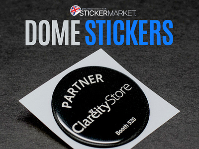 Dome Stickers branding design sticker