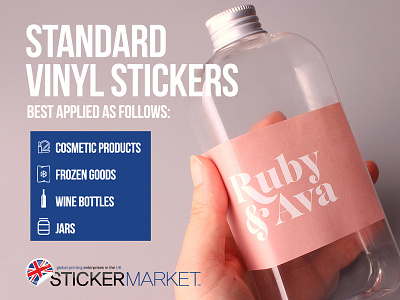 Standard Vinyl Stickers branding design sticker