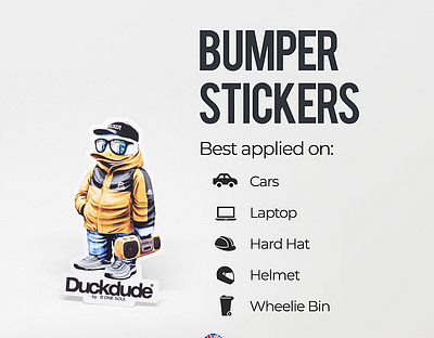 Bumper Stickers branding design sticker