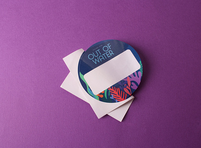 Art Paper Sticker Custom branding design sticker