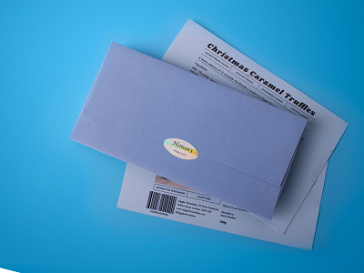 Envelop Label Stickers branding design sticker