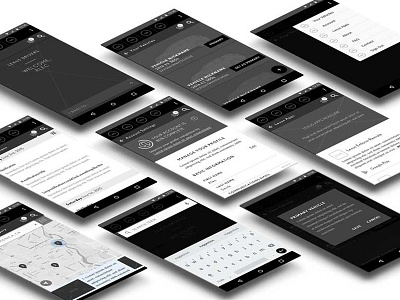 Wireframes - Lexus Owners Android App