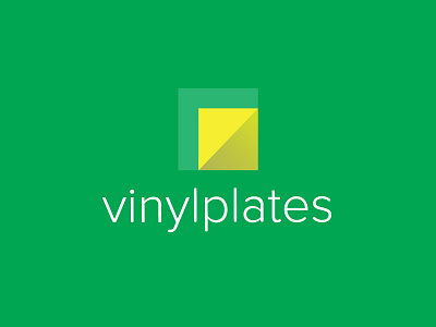 Vinyl Plates Logo branding logo logo design