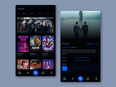 Daily UI :: 025 - TV App app dailyui design mobile smart tv tv app ui