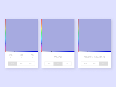 Daily UI:: 060 - Color Picker color picker dailyui design ui