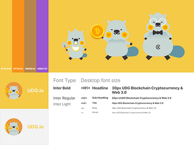 UDG.io branding design branding character design illustration logo web