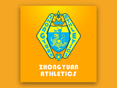 ZHONGYUAN ATHLETICS illustration logo team logo