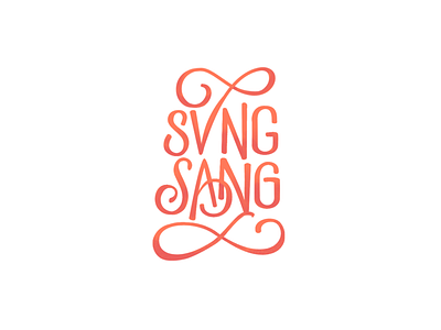 Sungsang, visual art and design exhibition logo. handletter handlettered handletteringlogo handletters logo logotype logotype designer logotypedesign