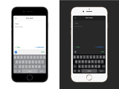 Dark & Light Themes for writing apps apps dark ideas ios light notes themes writing