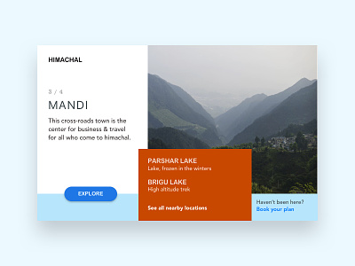 Cities concept adventure card design layout material minimal ui ux web whitespace