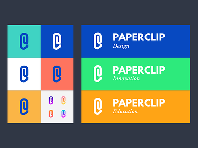 Exploring Paperclip Brand Identity brand branding colour design identity logo text