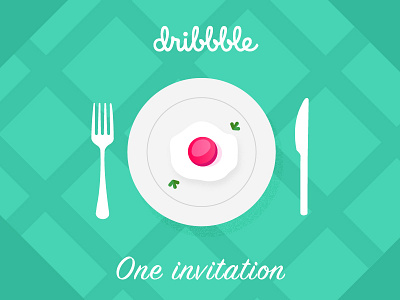 Dribbble Invitation design