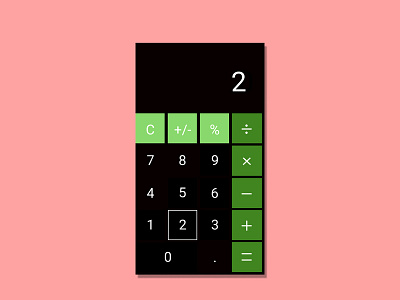 Daily Ui Challenge 004 - Calculator