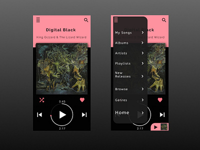 Daily UI 009: Music Player