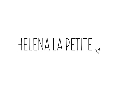 Helena La Petite branding logo photography