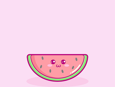 Sandia Kawaii illustration kawaii vector