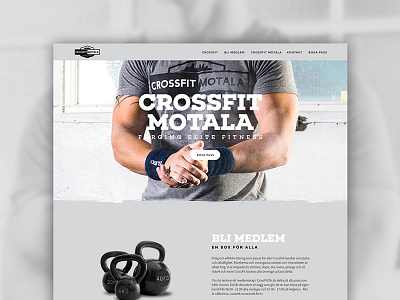 Crossfit crossfit grey kettlebell minimal muscles photography webdesign