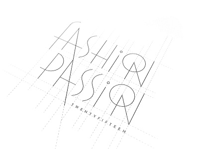 Fashion Passion 2015 fashion lettering line type