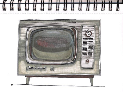 Page Sketchbook №2 "TV"