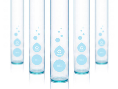 Ô Water - Sparkling Water Bottle Packaging Design