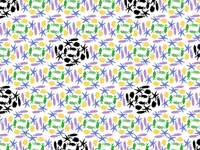 Schools of Fish design dribbble fish graphic design illustration pattern pattern design print vectors