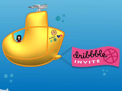 Welcome to Dribble Leah! design dribbble dribble invite graphic design illustration