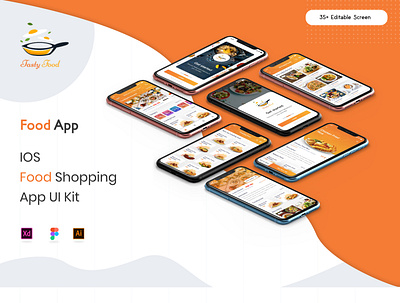 Order Food app add bag agency branding client concept company concept ecommerce food food and drink food app illustration landing page logo madbrains shopping ui