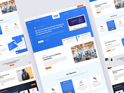 UI/UX designing agency Home page design designtrend itagency topdesign uidesign uxdesign