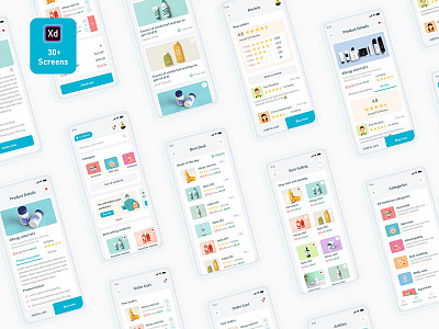 Medical order app agency app design branding clean client concept company concept design designing ecommerce madbrains medical app medicine order online online shopping the madbrains ui kit uidesign uikits ux