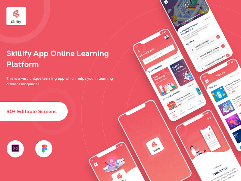 Skilify Online Learning Application By Lovepreet Singh On Dribbble