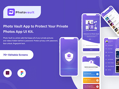 Photovault app androidapp appdesign applock design iosapp photovault app photovaultapp safelock ui uidesign ux