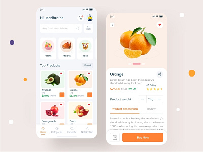 Food Order - Grocery Application UI kit by Lovepreet Singh 🥇 on Dribbble