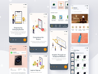 E-commerce Delivery App appdesign best in dribbble design e commercedeliveryapp ecommerce ecommerceapp ecommerceshop onlineshop onlineshopping splashscreen typography uidesign