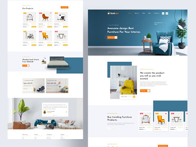 Furniture - Ecommerce Website Design Template