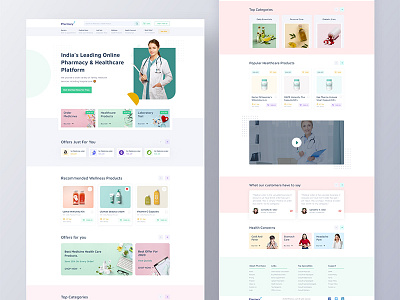 Healthcare E-Commerce Website Template