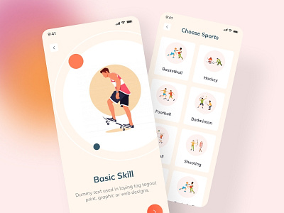 Sports Training app