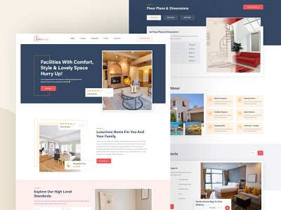 Buildhouse- Real Estate XD Template UI Design Template agency agent airbnb availability booking branding calendar client concept concept estate geolocation listing lovepreetuiux property real rentals ui
