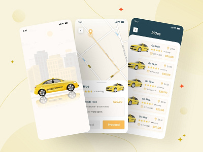 Book Ride UI kit animation booking booking app cab car booking concept design illustration location app logo map mobile ride ride sharing travel trip planner ui user experience ux virtual reality