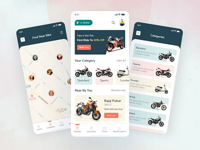 Bike Booking Ui kit