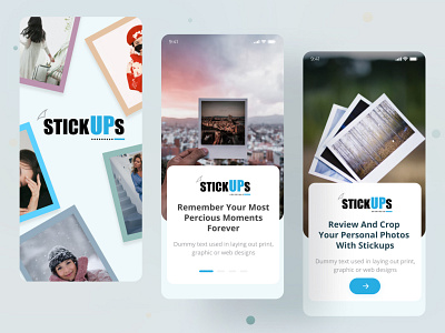 Stickups applock branding cinema cloud app company concept connect design device file manager imagesaver mobile design photo photovaultapp safelock save saving simple design ui ux