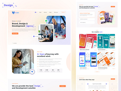 VCODE Design Agency agency website branding business company concept creative age creative agency design design service landing page landing. webdesign marketing personal branding portfolio product studio ui ux web