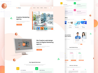 Creative Marketing agency Landing page