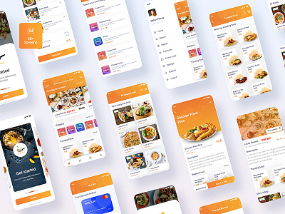 Order Food APP client concept