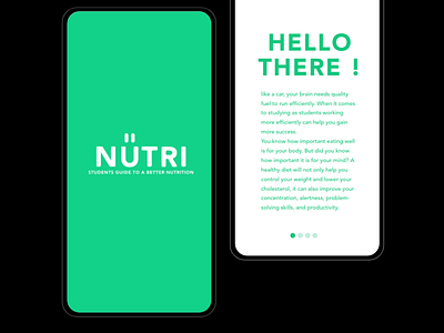 Nutri app branding design icon logo typography ux vector web webflow